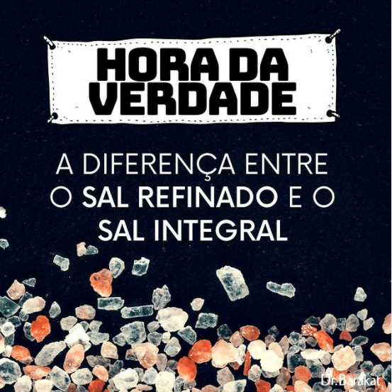 sal grosso não é sal integral