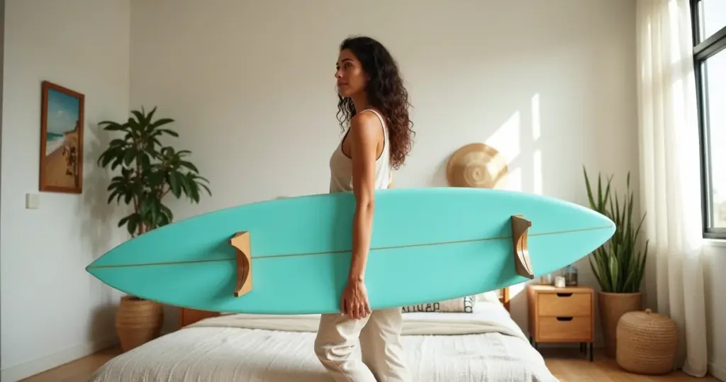 9 Ideias de Suporte de Prancha de Surf no Quarto que Vão Mudar Seu Espaço