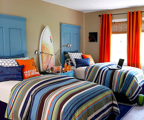 suporte de prancha de surf no quarto