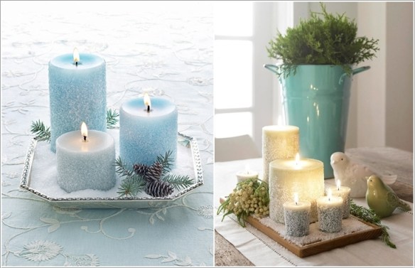 velas decorativas no quarto