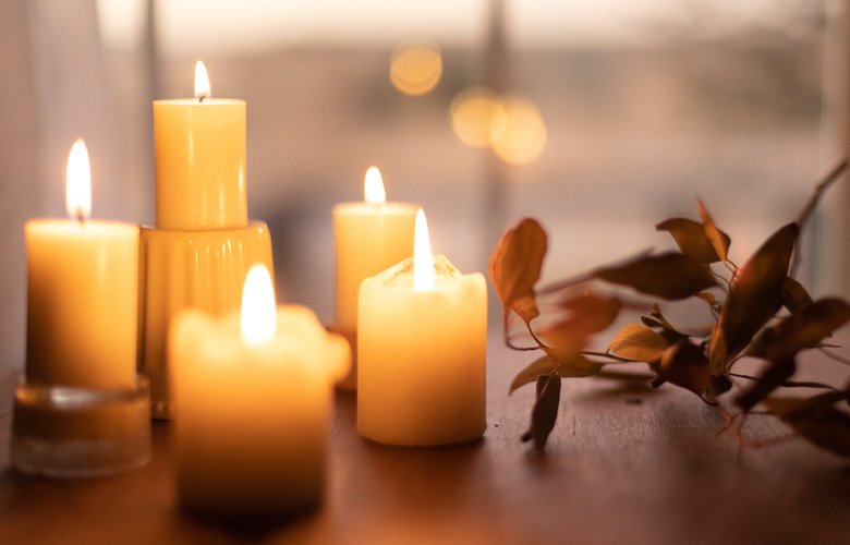 erros ao usar velas decorativas no quarto