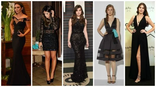 erros ao usar vestido tubinho preto