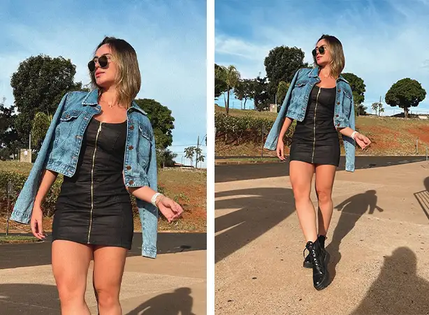 vestido tubinho preto vs vestido justo